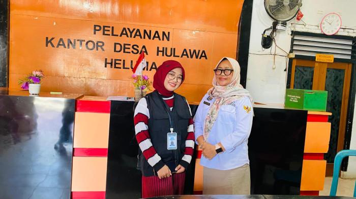 Kepala Desa Hulawa, Herlina Lihawa, Rabu (25/2/2026)