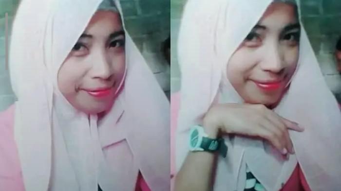 KORBAN HANYUT -- Kolase foto Sumitra Isini, korban hanyut bersama anaknya di Sungai Paguyaman, Kabupaten Gorontalo. Sumitra dikenal pendiam.