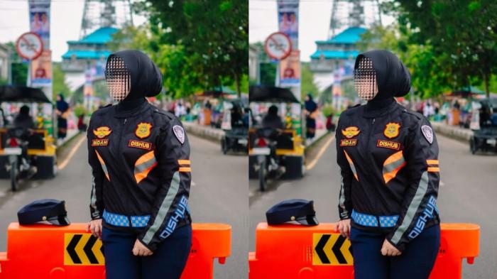 KASUS PENCURIAN -- Kolase foto seorang pegawai Dishub Kabupaten Gorontalo. Wanita ini kerap kehilangan pakaian dinasnya yang ternyata dicuri oleh seorang pria.