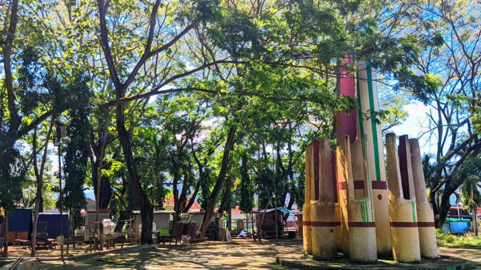 Kondisi terkini Taman Moodu di Kota Gorontalo