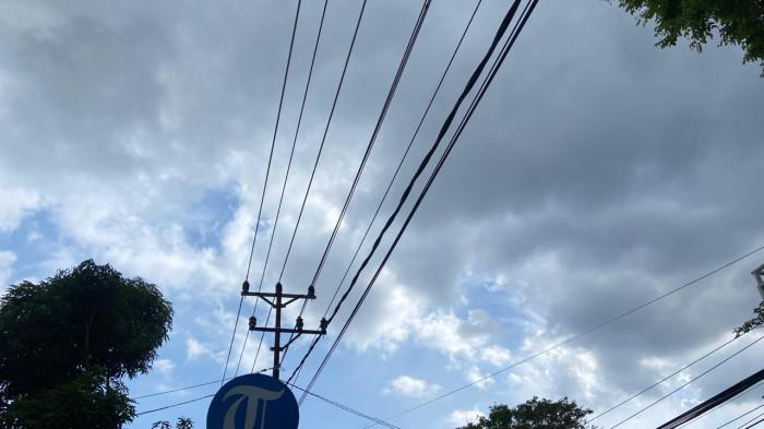 Kota Gorontalo terpantau berawan pada pukul 14.38 WITA