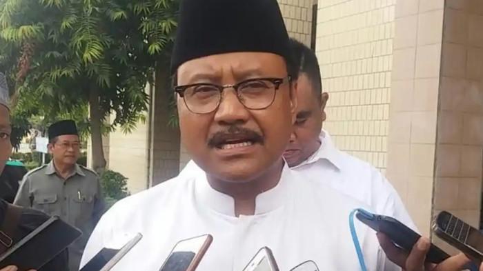 EFISIENSI ANGGARAN -- Menteri Sosial, Saifullah Yusuf. Mensos memastikan bantuan sosial aman dari efisiensi anggaran (Sumber Foto: KOMPAS.com/Achmad Faizal)