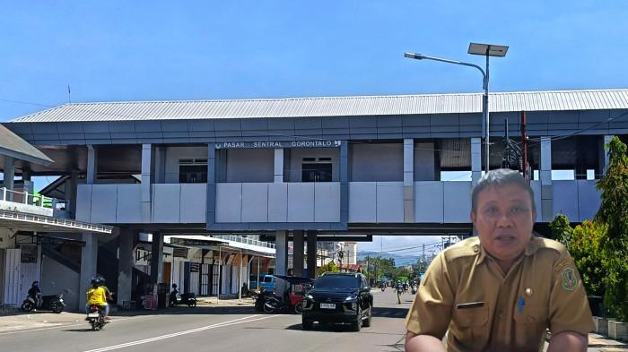 PASAR SENTRAL--Pasar Sentral Kota Gorontalo dirancang akan menjadi pasar hobi dan pelataran akan menjadi UMKM bagi anak muda, Rabu (22/10/2025). Sumber foto: TribunGorontalo.com/Jefri Potabuga.