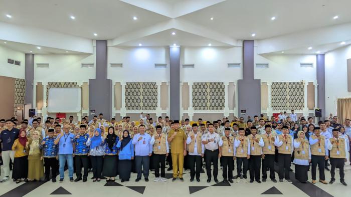 PENGUKUHAN PPIH -- 150 PPIH tahun 2026 resmi dikukuhkan dalam apel siaga
