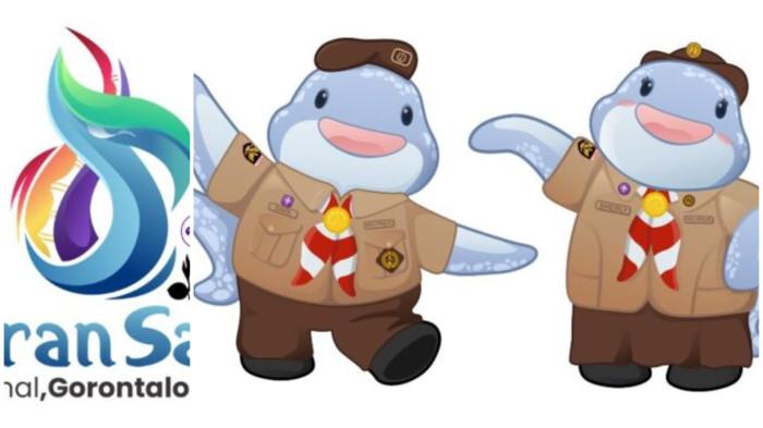 PERAN SAKA -- Tampak kolase Logo dan maskot Peran Saka Nasional 2025.