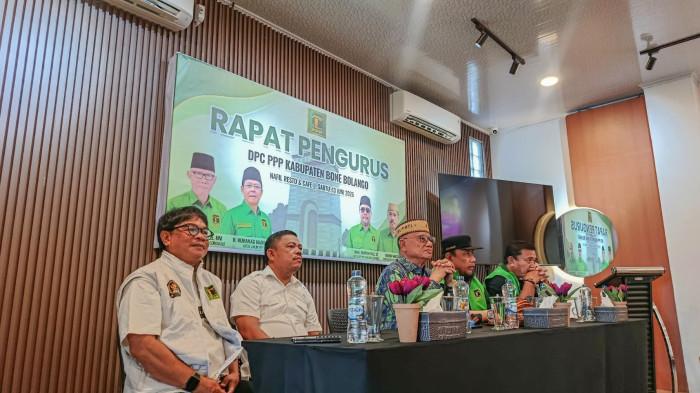 PPP -- Rapat pengurus DPC PPP Kabupaten Bone Bolango di Nafil Resto and Cafe,