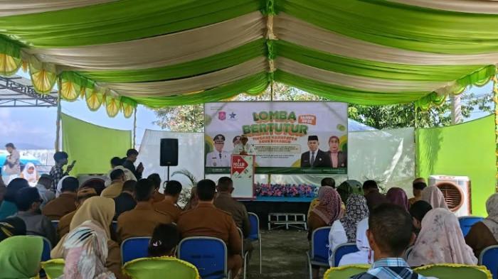 LOMBA BERTUTUR -- Pemerintah Kabupaten (Pemkab) Bone Bolango Provinsi Gorontalo melalui Dinas Perpustakaan dan Kearsipan menggelar Lomba Bertutur. (Sumber: TribunGorontalo.com/Jefry Potabuga)