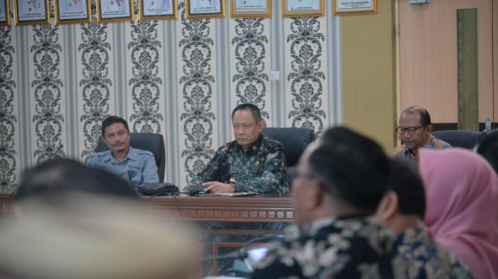 Pemerintah Provinsi Gorontalo saat pertemuan bersama pimpinan Ombudsman