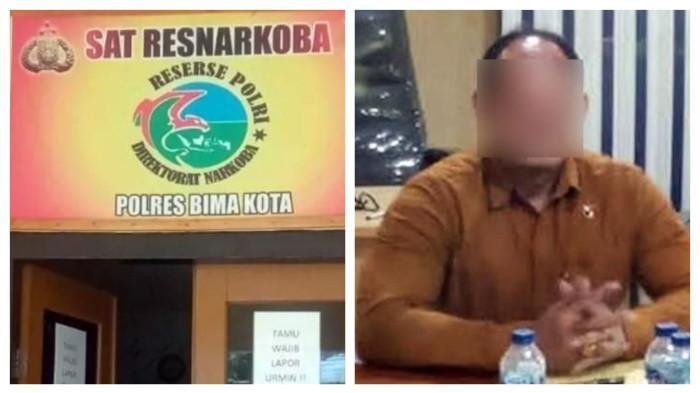 Penampakan ruangan Kepala Satuan Reserse Narkoba (Kasat Resnarkoba) Polres Bima Kota, AKP M,