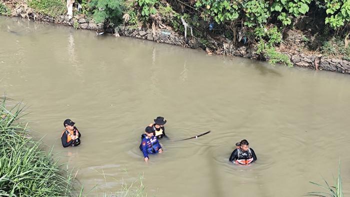 PENCARIAN KORBAN -- Pencarian Hamid Lahabi masih berlanjut dilakukan oleh tim Sar gabungan di hari Kamis 28 Mei 2026.(Sumber : TribunGorontalo/Rahmat Hambali)