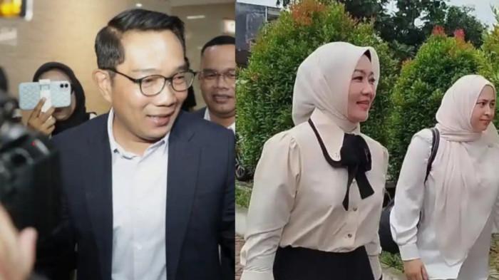 RIDWAN KAMIL DAN KEHIDUPAN PRIBADINYA - Mantan Gubernur Jawa Barat Ridwan Kamil tiba untuk menjalani pemeriksaan di Gedung Bareskrim Mabes Polri, Jakarta, Kamis (28/8/2025). Kondisi terkini Ridwan Kamil yang absen dari agenda sidang cerai diungkap kuasa hukum. TRIBUNNEWS/IRWAN RISMAWAN & Atalia Praratya saat hadir di Pengadilan Agama Bandung, Rabu (31/12/2025). Sidang cerai Atalia dan Ridwan Kamil dipercepat, keduanya sudah pisah rumah enam bulan.