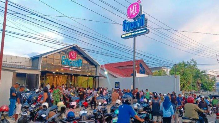 MIE GACOAN GORONTALO -- Potret Mie Gacoan sore ini, Senin (16/6/2025) di Jl Nani Wartabone Kota Gorontalo.