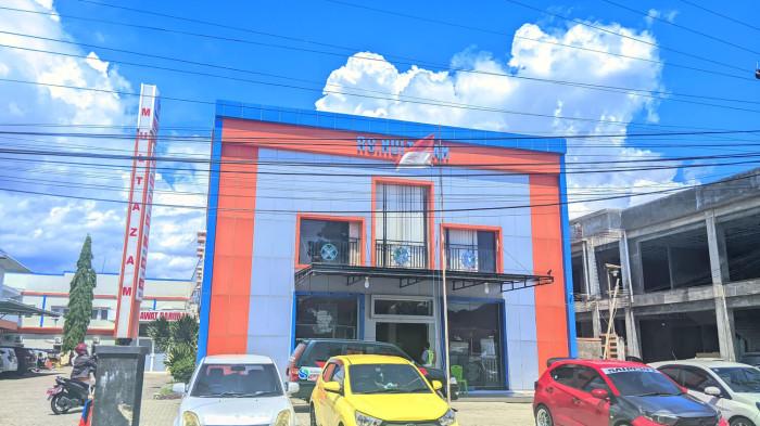 DUGAAN KELALAIAN -- Potret RS. Multazam Gorontalo dari depan, Jalan Gelatik, Kelurahan Heledulaa, Kecamatan Kota Timur, Kota Gorontalo, Provinsi Gorontalo.