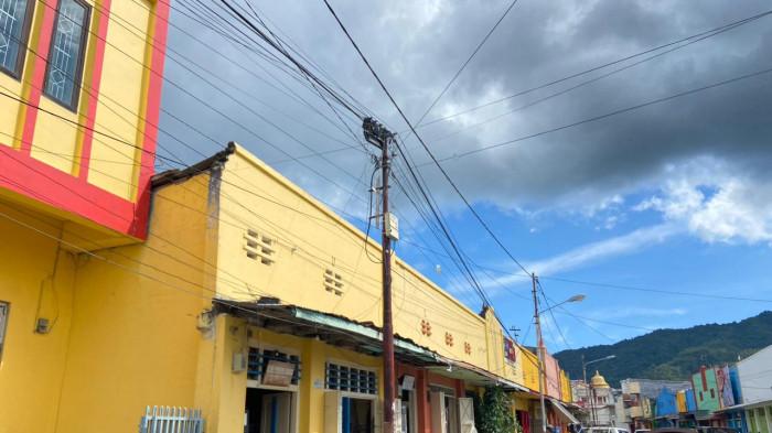 PRAKIRAAN CUACA BESOK - Potret kondisi cuaca di Kota Gorontalo Selasa 24 Februari 2026 pada pukul 14.38 WITA terpantau cerah berawan -