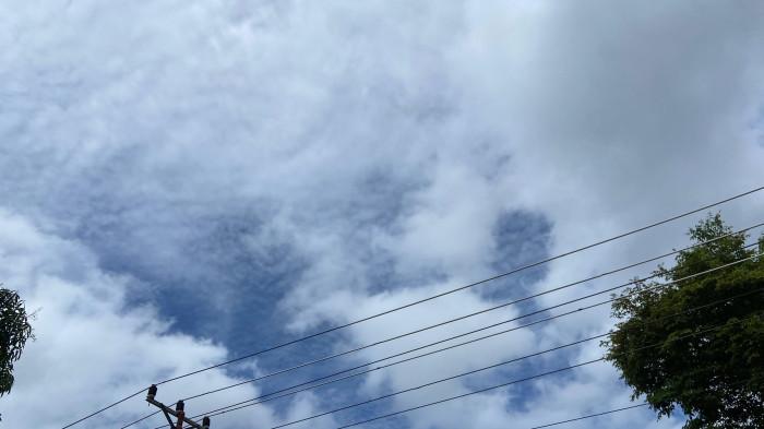 Potret kondisi cuaca di Kota Gorontalo Senin, 16 Maret 2026 pukul 09.20 Wita