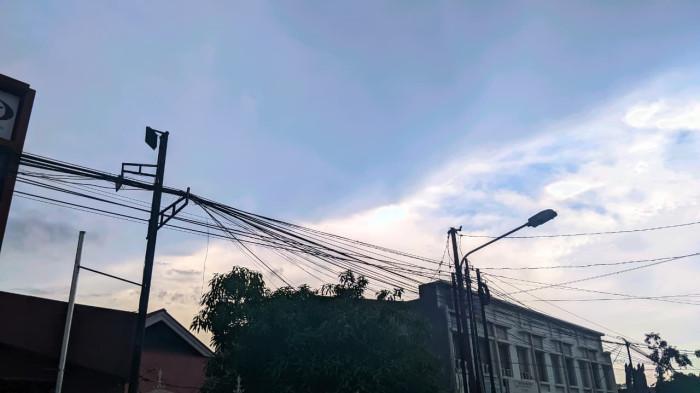 Potret kondisi cuaca di Kota Gorontalo hari ini, Selasa 10 Feb 2026