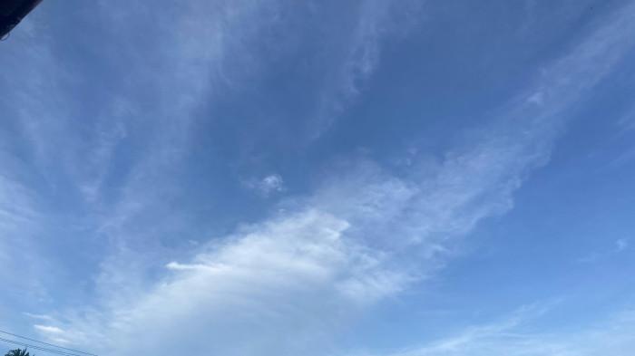 Potret kondisi cuaca di Kota Gorontalo pukul 06.32 Wita pada Senin 16 Februari 2026