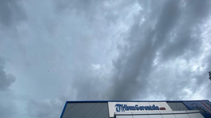 Potret kondisi cuaca di Kota Gorontalo pukul 16.58 Wita, Rabu 11 Februari 2026