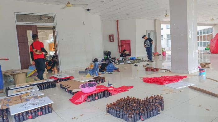 Potret persiapan malam Tumbilotohe