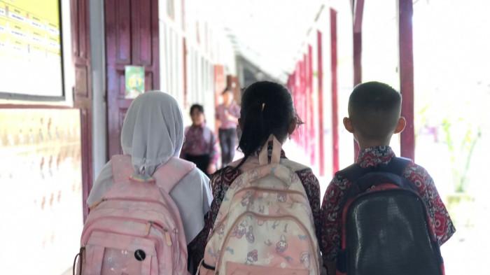 Potret siswa SDN 56 Kota Gorontalo.