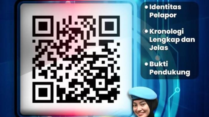 QR Code Peloporan Oknum Polisi zxnc