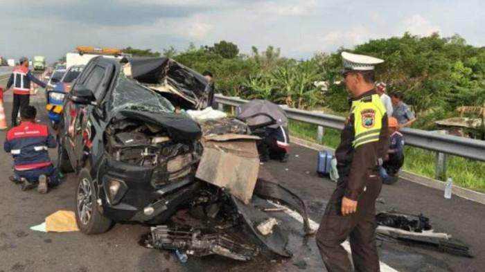 Satlantas Probolinggo Kota melakukan penanganan dan olah TKP
