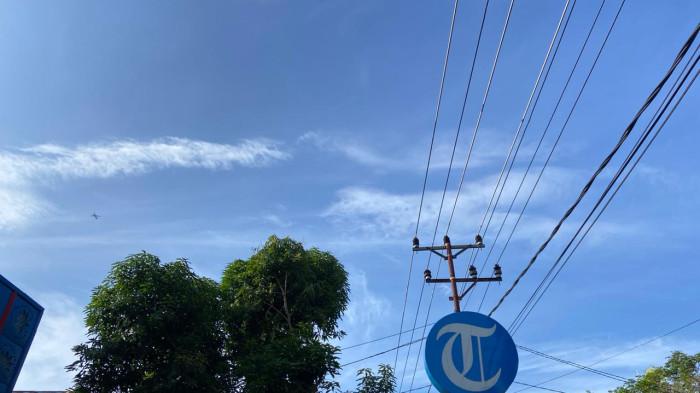 Sebagian besar wilayah Gorontalo diprakirakan berawan hingga hujan ringan sepanjang hari.