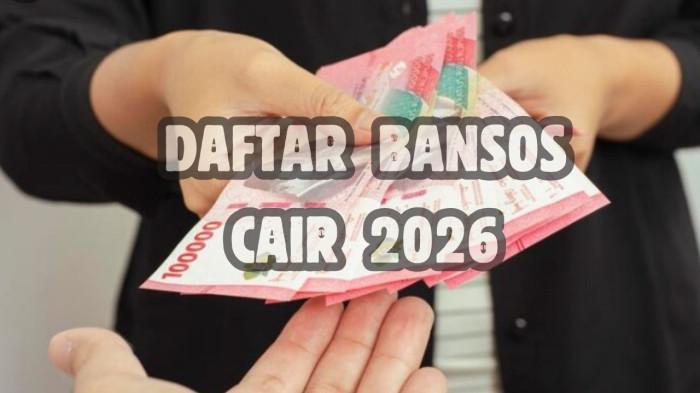 BANSOS 2026 -- Ilustrasi pencairan bansos. Simak daftar bansos yang cair kembali di tahun 2026.