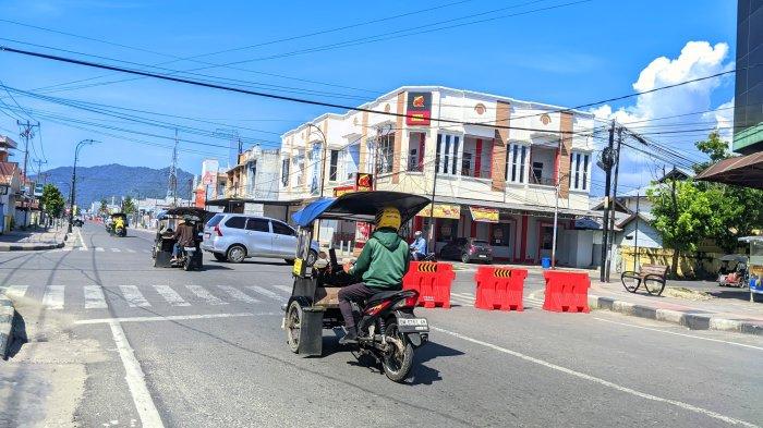 KASUS KORUPSI — Potret Jalan Nani Wartabone, Kota Gorontalo. Proses hukum kasus korupsi proyek jalan kini terus berjalan.