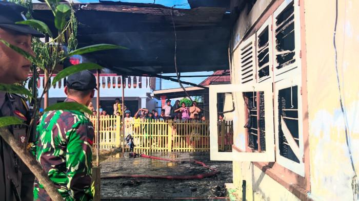 Suasana saat kebakaran rumah di Siendeng 89mmndd888