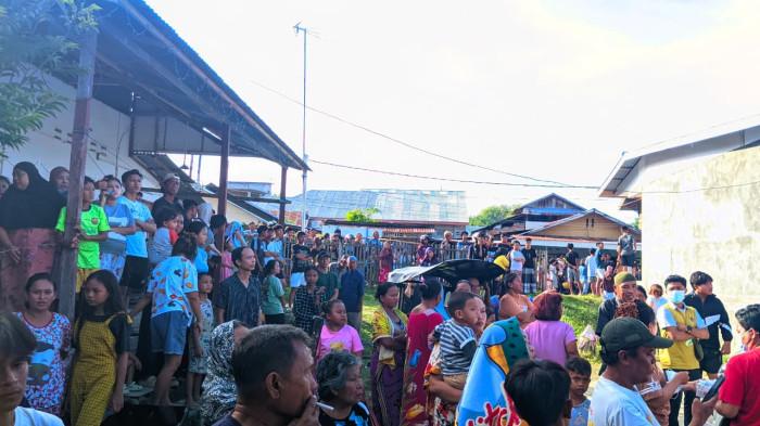 Suasana saat kebakaran rumah di Siendeng, Kecamatan Hulonthalangi, 0kmmr