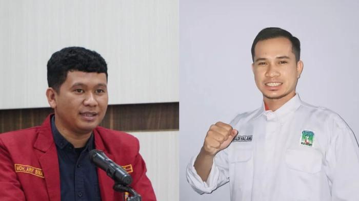 TANGGAPAN ORGANISASI--Ketua Umum KAMMI Wilayah Gorontalo, Rifaldi Halang (kiri)  dan Ketua IMM Gorontalo, Mohammad Arif Bina, (kanan) saat dihubungi TribunGorontalo.com melalui via WhatsApp, Jumat (9/1/2026). Sumber foto: Doc. Pribadi.