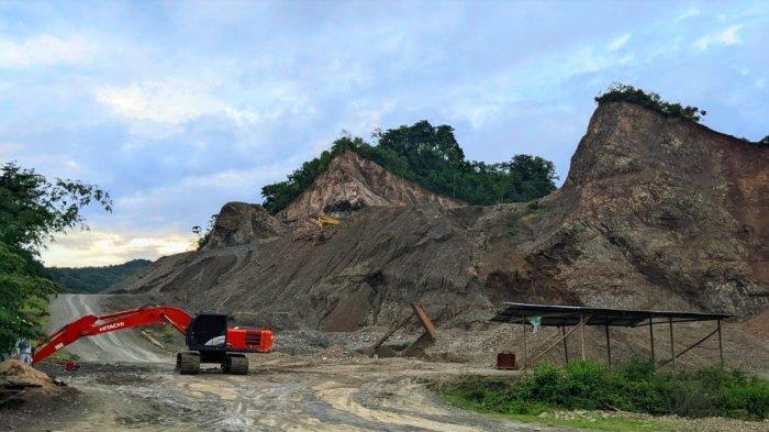 FOTO STOK ILUSTRASI -- Tambang galian C di kawasan Gorontalo Outer Ring Road (GORR) Kabupaten Gorontalo, Rabu (9/10/2024).