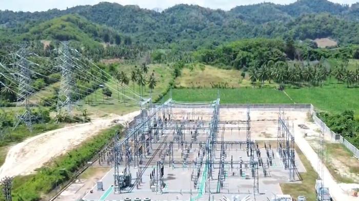 Tampilan Gardu Induk Marisa bertegangan 150 kilovolt milik PLN