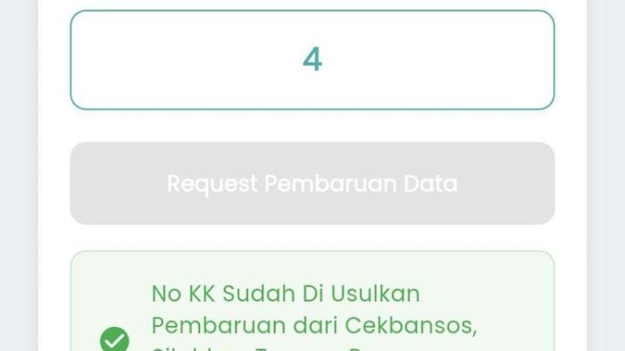 Tangkapan layar hasil cek desil di aplikasi Cek Bansos Kemensos. Cara cek desil berapa. Cek desil. Cara mengecek desil lewat HP. Cara cek desil.(KOMPAS.com/MELA ARNANI)
