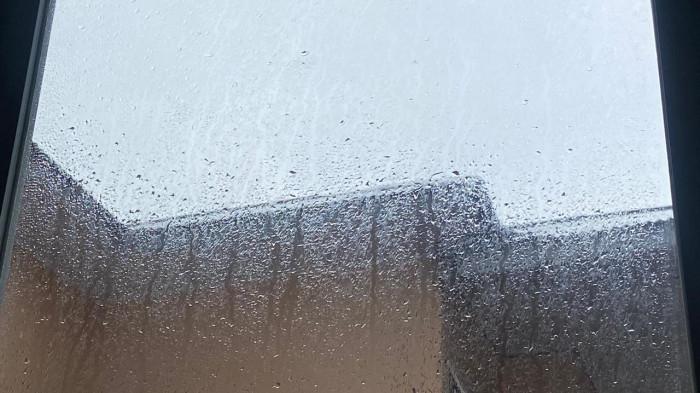 Terpantau hujan ringan di Kota Gorontalo Rabu 25 Feb 2026 pada pukul 16.35 WITA