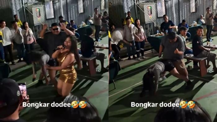 PESTA AKHIR TAHUN - Viral video pesta akhir tahun karyawan PT Pani Gold Mine di Kabupaten Pohuwato, Provinsi Gorontalo. Aksi tersebut dikritik dan protes banyak pihak karena tidak berempati ke warga desa sekitar yang dilanda banjir bandang.