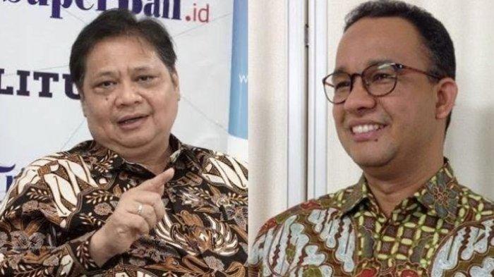 Relawan Simulasikan Duet Airlangga-Anies untuk Pilpres 2024