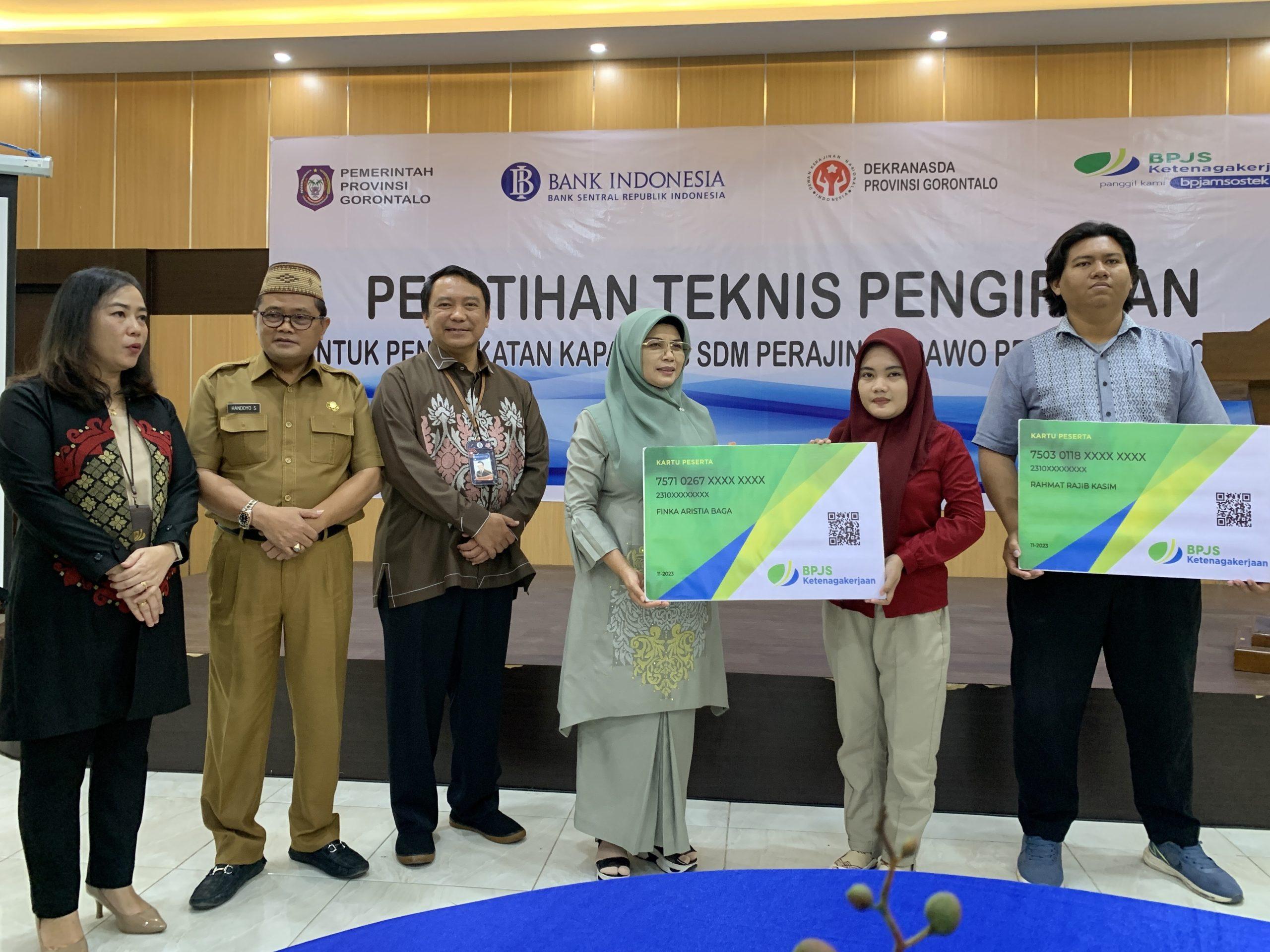 Cukup Bayar Rp 16 Ribu, Perajin Karawo Gorontalo dapat Program Perlindungan BPJS Ketenagakerjaan