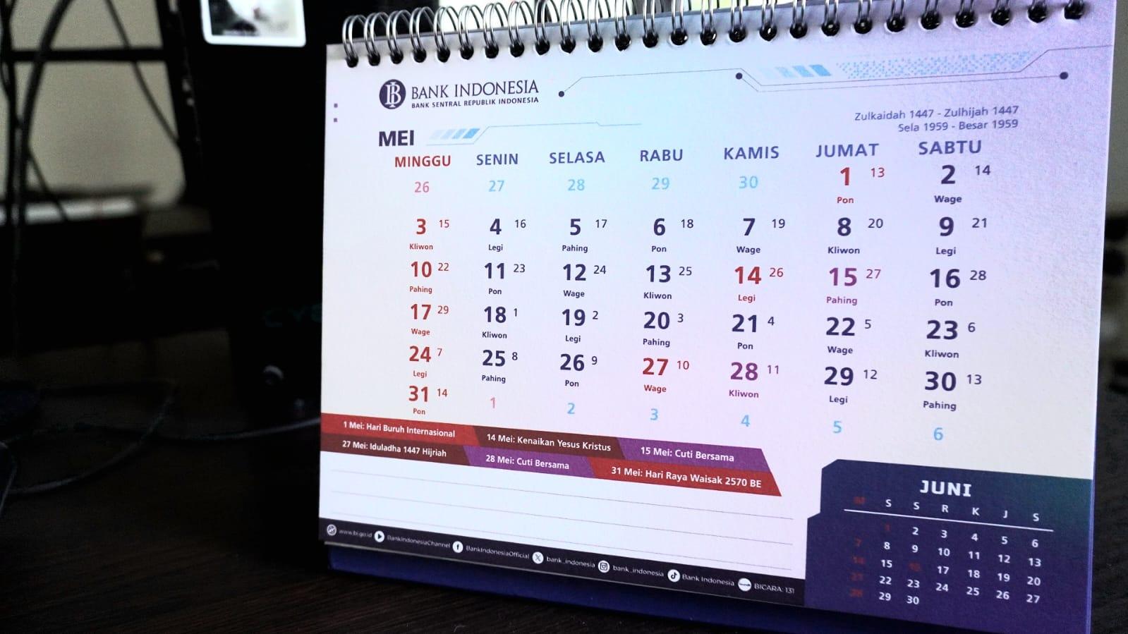 Bulan Mei 2026 Penuh Long Weekend, Ini Deretan Libur Nasional dan Cuti Bersama