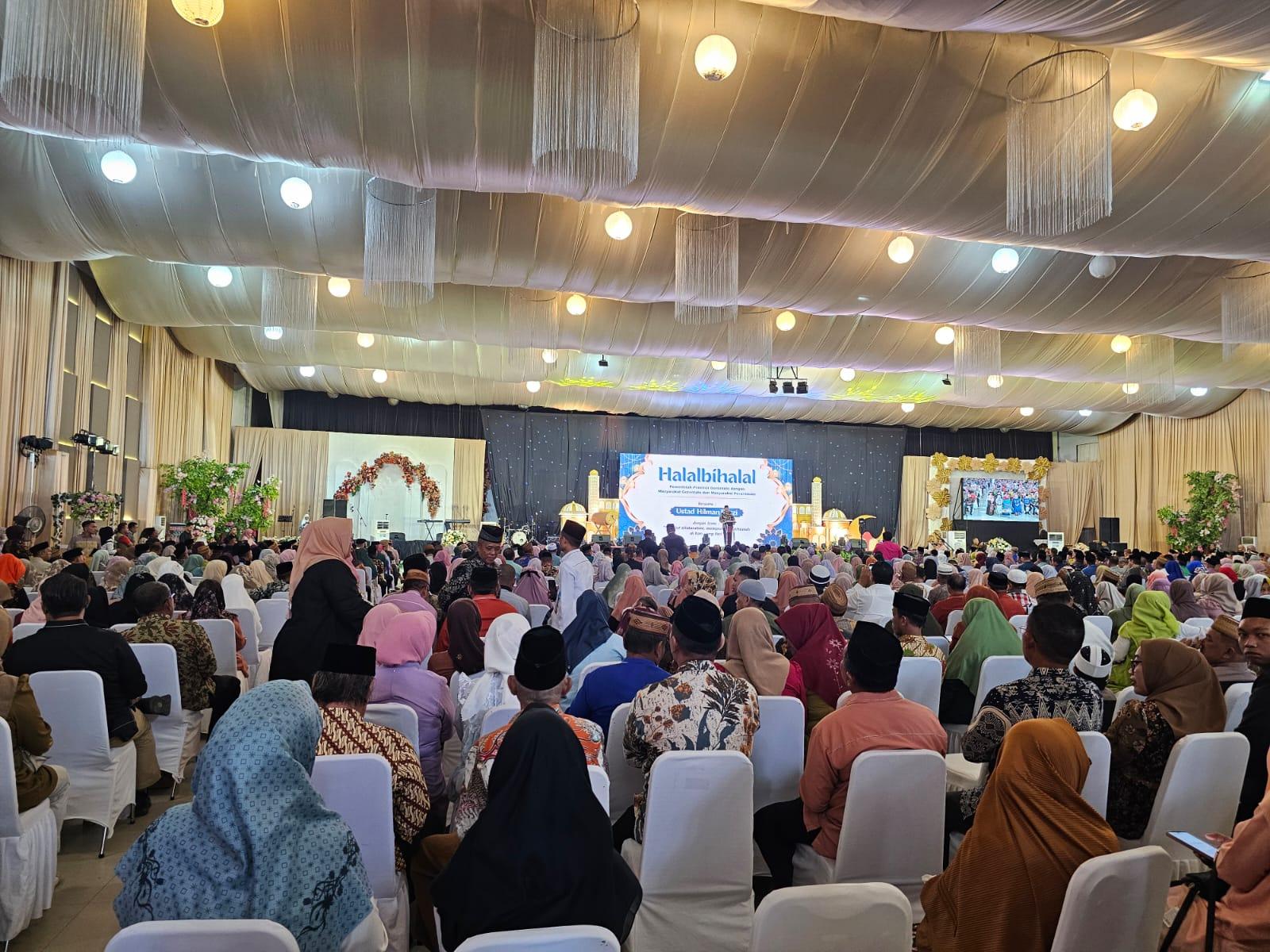 Ribuan Tokoh Gorontalo Kumpul di Halalbihalal, Penjabat Gubernur Pertama Apresiasi Gusnar Ismail