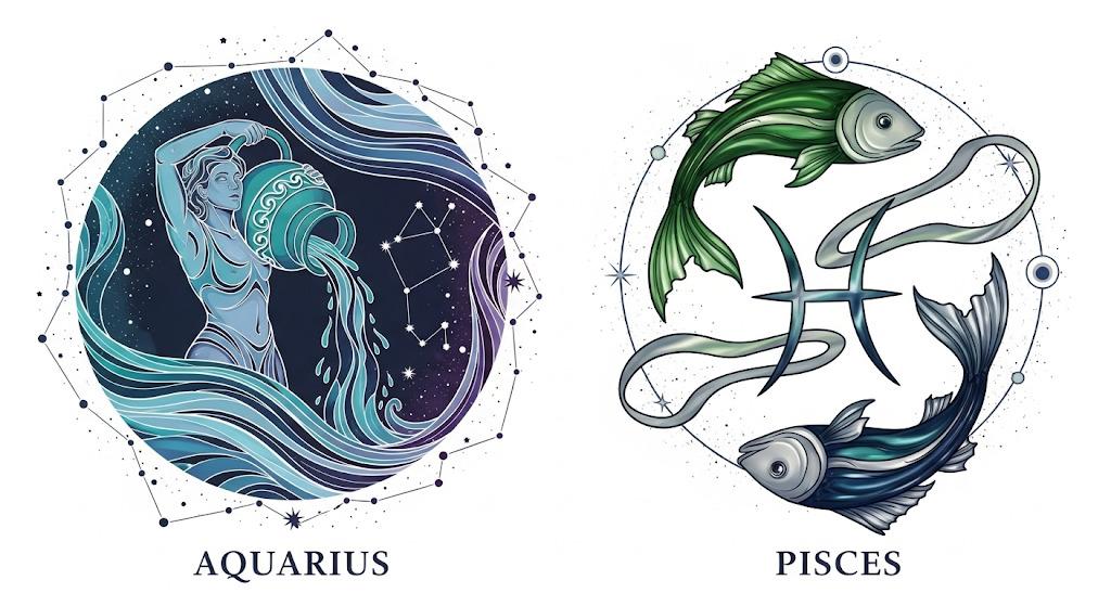 Ilustrasi-simbol-zodiak-Aquarius-dan-Pisces-16-Sept-2025.jpg
