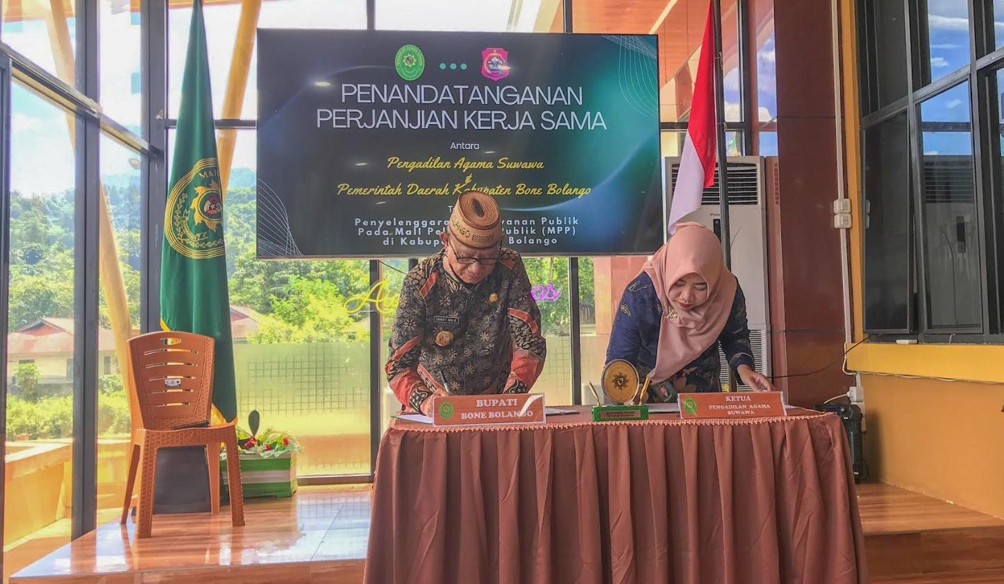 Bupati Bone Bolango Gorontalo Ismet Mile Dukung Penuh Program Pengadilan Agama Suwawa