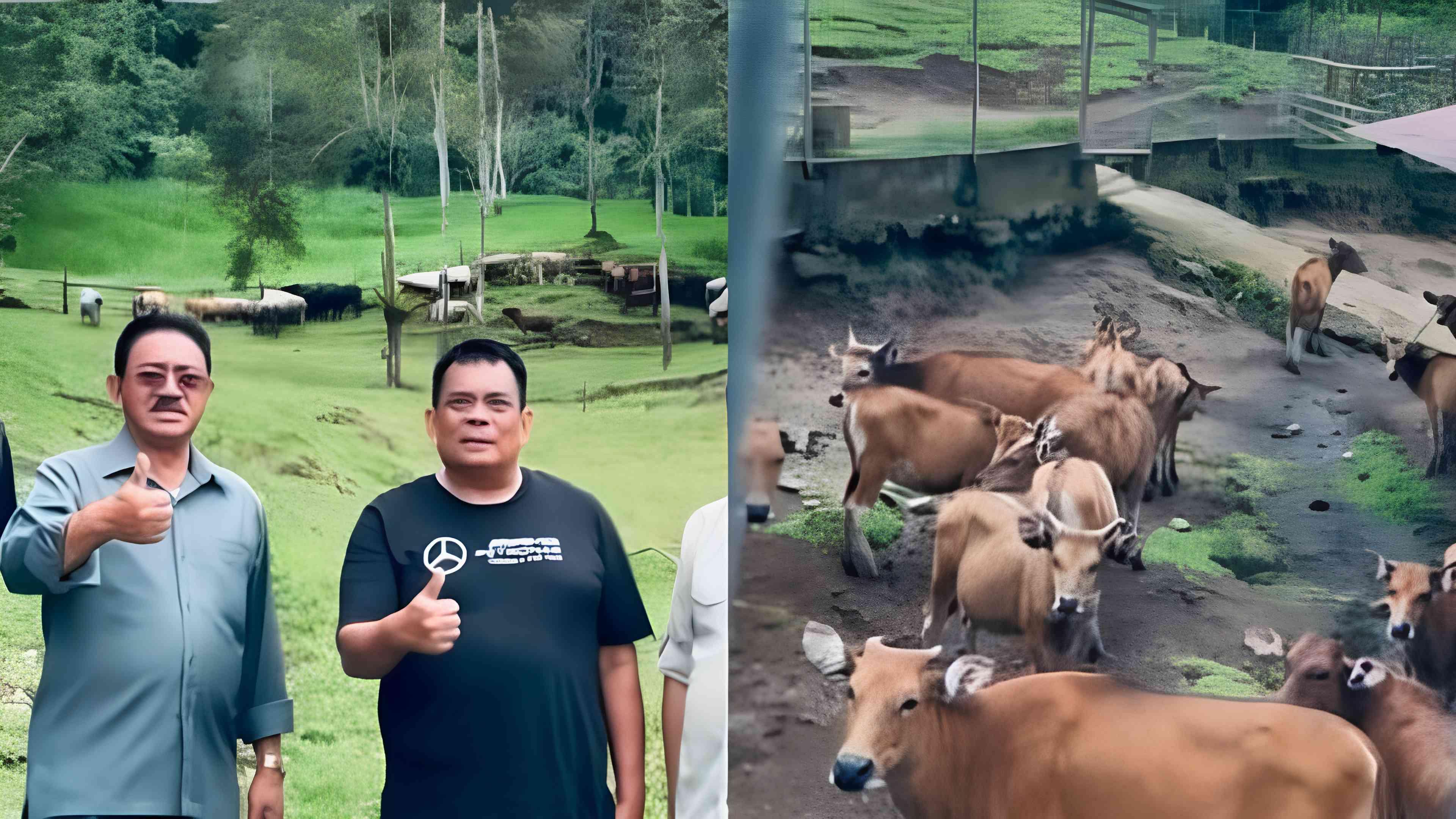 Bupati Boalemo Rum Pagau Intip Peternakan Milik Eks Kapolda Gorontalo di Sumbar