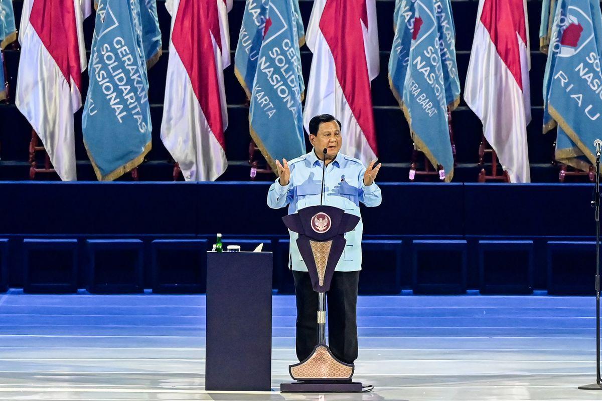 Prabowo Subianto Ajak Pengusaha Patungan Setiap Bulan untuk Bantu Anak Sekolah di Indonesia