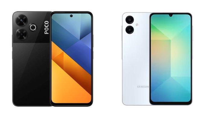 Bagus Mana Spesifikasi HP Xiaomi POCO M6 dengan Samsung Galaxy A06? Harga Cuma Beda Rp 100 Ribuan