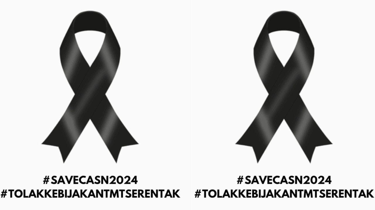 Pengangkatan CPNS dan PPPK Ditunda Tuai Kecaman Netizen, Posting Gambar Pita Hitam di Medsos