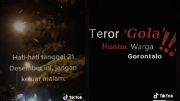 Video Viral Teror Gola Gorontalo Bikin Heboh Jagat Maya, Apa Itu Gola? Begini Kata Polisi