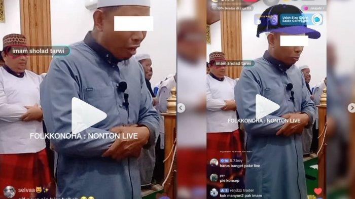 Jadi Imam Salat Tarwih Sambil Live TikTok, Ustaz Ini Viral Tuai Kecaman dari Warganet