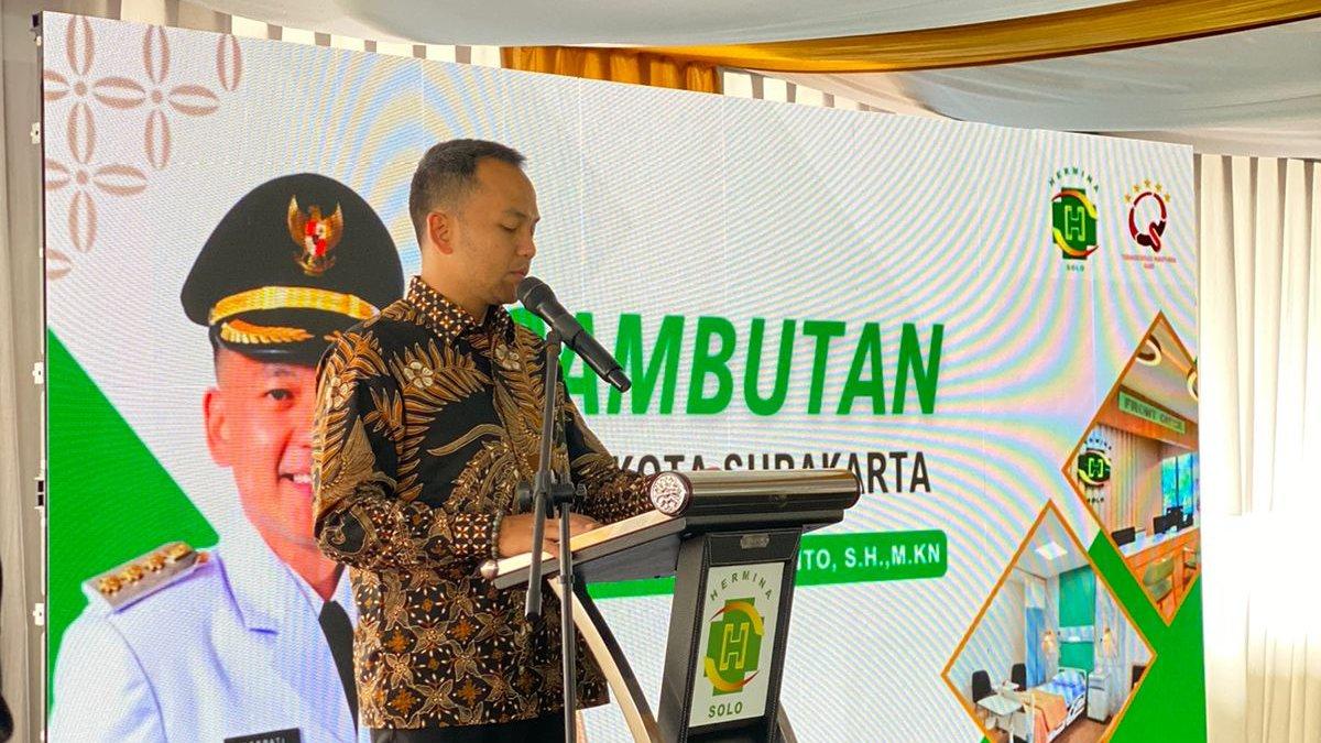 Wali Kota Solo Respati Ardi saat peresmian gedung baru RS Hermina Solo